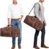 STILORD "Journey" Travel Bag Review: a big leather weekender that feels solid but weighs a ton