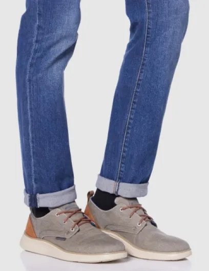 Status 2.0 Pexton, Men's Boat Shoes 8 UK Taupe Canvas