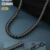 PROSTEEL Mens Necklace Chain Review: a chunky flat box chain that looks good without wrecking your budget