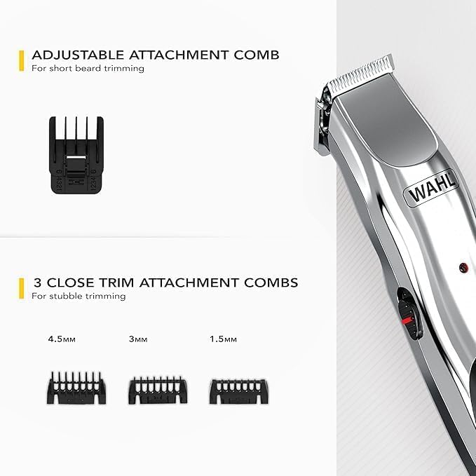 Groomsman Rechargeable Beard Trimmer, Gifts for Him, Beard Trimmers for Men, Stubble Trimmer, Male Grooming Set, Cordless Beard Trimmer, Beard Care Kit Rechargeable Groomsman Single