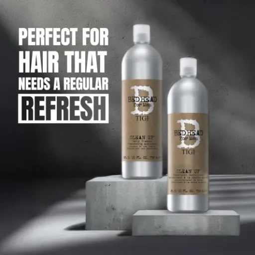 Bed Head for Men Clean Up Shampoo & Conditioner Review: minty workhorse for daily greasy hair