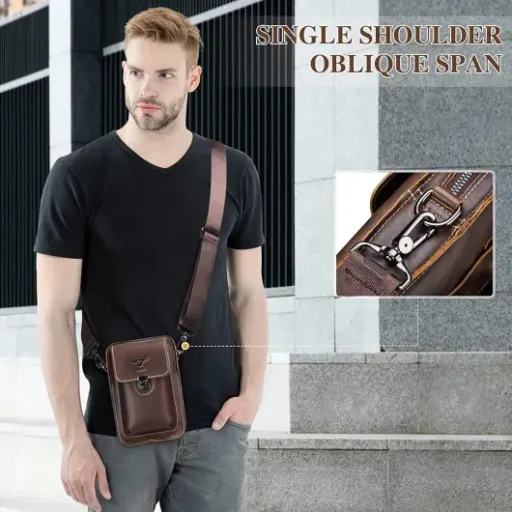 BAIGIO Genuine Leather Waist Pack Review: a compact everyday carry bag that just does the job