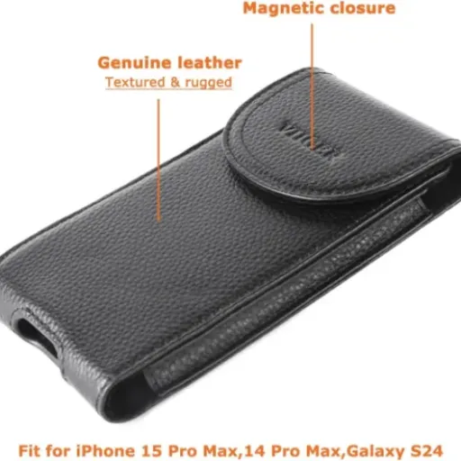 VIIGER Leather Phone Belt Holster Review: a tough everyday pouch with a few weak spots