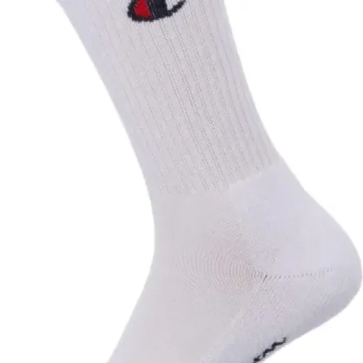 Champion Logo Socks 6 Pairs Review: basic white sports socks that just quietly do the job