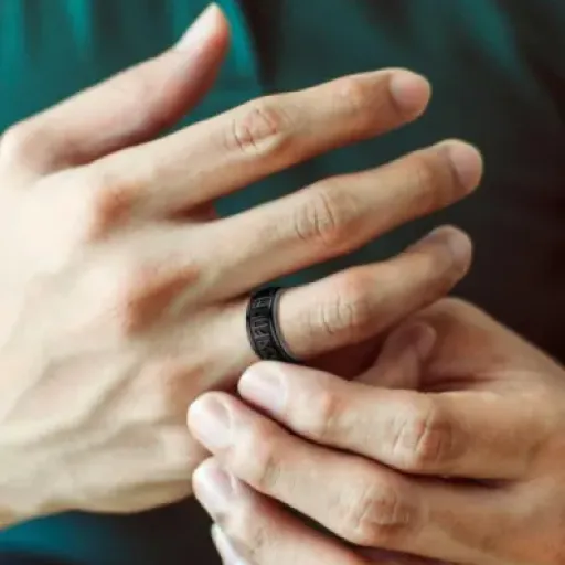 FaithHeart Spinning Viking Ring Review: a solid anxiety fidget ring with a chunky Norse look
