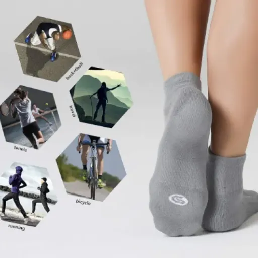 CS CELERSPORT 6 Pack Men's Ankle Socks Review: basic-looking running socks that actually hold up
