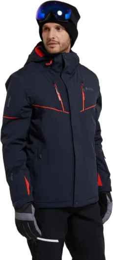 Galactic Extreme Mens Ski Jacket -Warm Waterproof Winter Coat, Breathable -For Snowboarding, Skiing S Grey